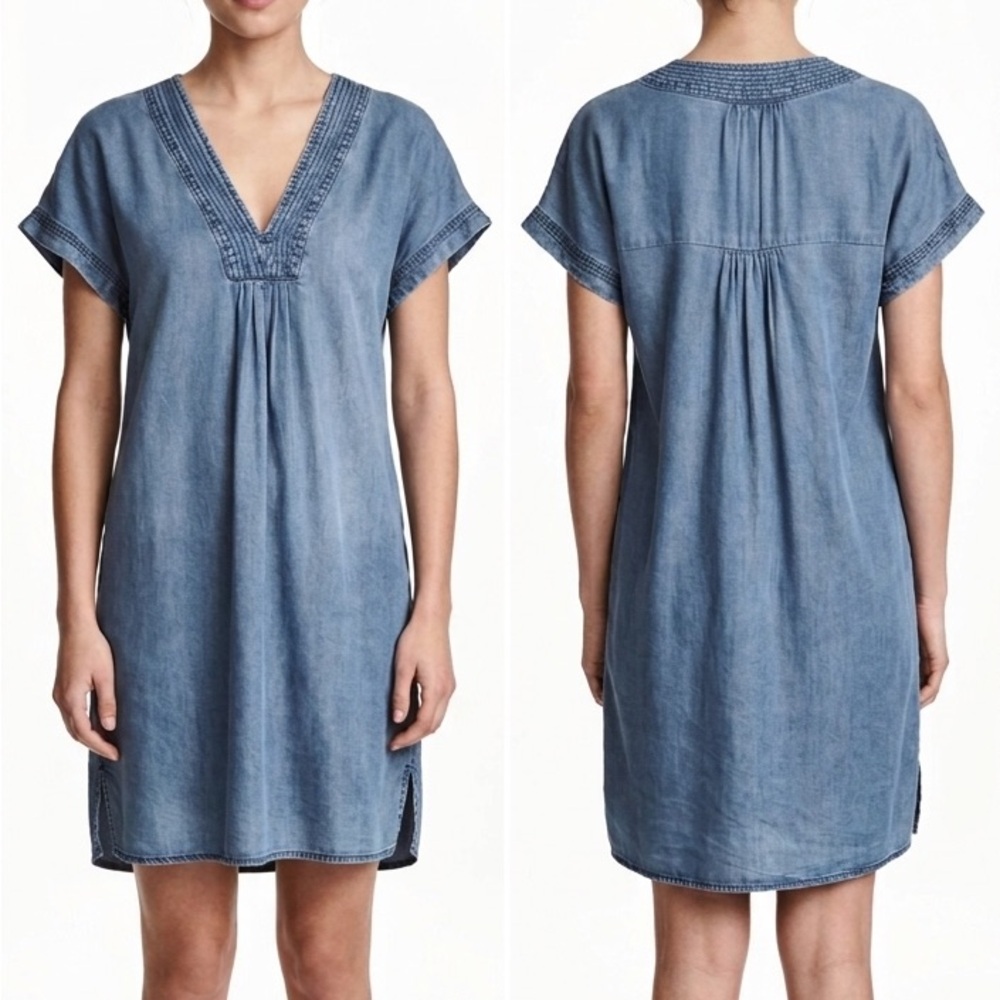 H&M Women's Denim Blue Tunic